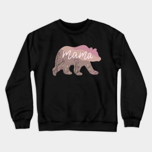 Mama Bear Floral Crewneck Sweatshirt